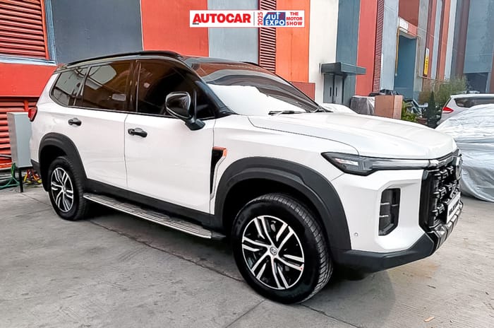 MG Majestor showcased at Auto Expo 2025